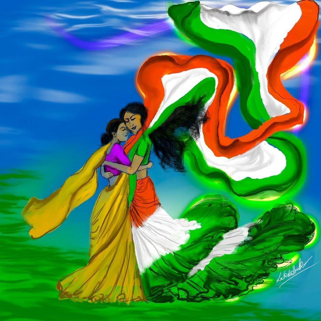 True independence means safety for everyone. 
Honor and safety for women comes first  in a country that worships and reveres female deities , one would hope.